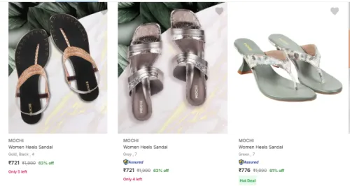 Image of Mochi Women's Heels at minimum 60% Discount