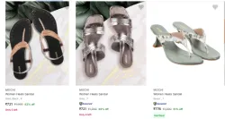 Mochi Womens Heels at minimum 60% Discount