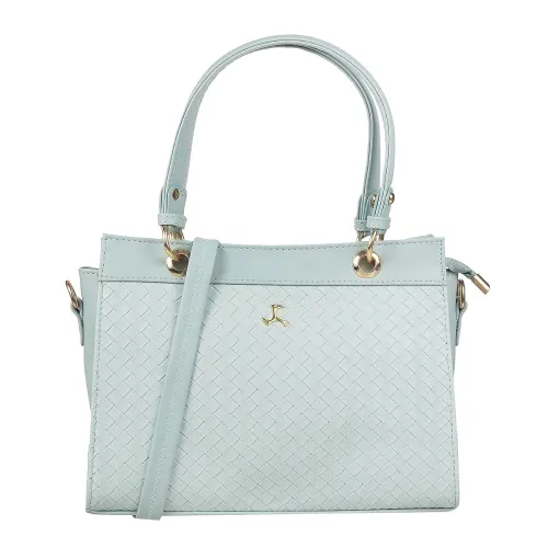 Image of Mochi Womens Synthetic Lightgreen Satchel Bags (One Size)