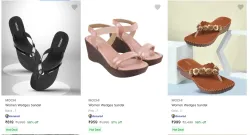 Mochi Womens Wedges upto 59% Discount