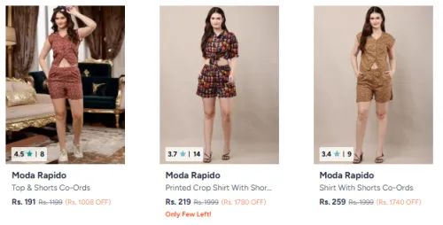 Image of Moda Rapido Co Ords Starting @ ₹191