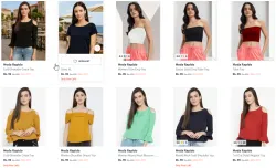 Moda Rapido Crepe Top Starting Prize @ ₹99