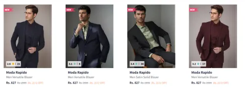 Image of Moda Rapido Men's Blazers at minimum 70% Discount