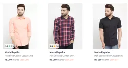 Moda Rapido Mens Shirts upto 88% Discount
