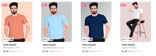 Image of Moda Rapido Men's T-shirts starting at ₹99