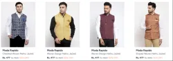 Moda Rapido Nehru Jackets at minimum 90% Discount