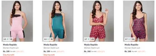 Image of Moda Rapido Night Suits Starting @ ₹199