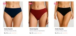 Moda Rapido Women Briefs Minimum 80% Discount