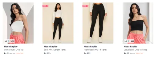 Image of Moda Rapido Women Clothing Starting at ₹99