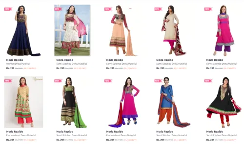Image of Moda Rapido Women Dress Material starting @ ₹299