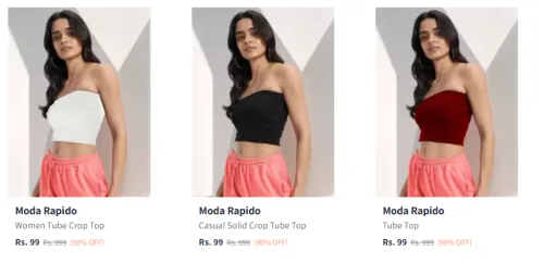 Image of Moda Rapido Women's Clothing Starting At ₹90