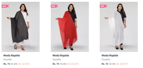 Image of Moda Rapido Women's Dupatta Starting at ₹75