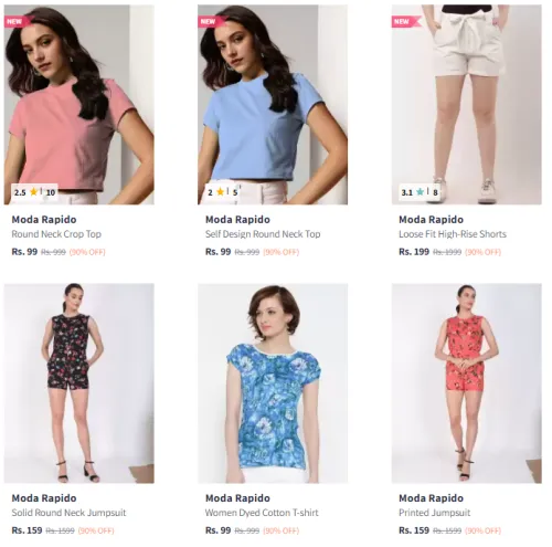 Image of Moda Rapido Women's Clothing @ Flat 90% Discount