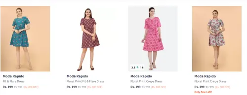 Image of Moda Rapido Women's Dresses at minimum 80% Discount