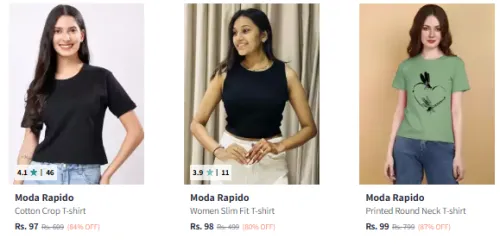 Image of Moda Rapido Women's Top Starting @ ₹97
