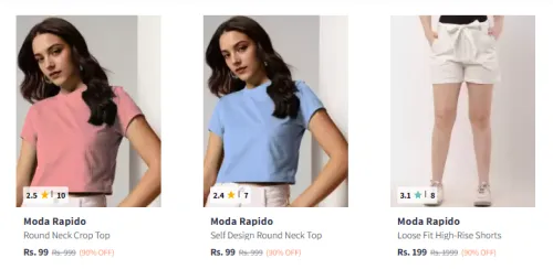 Image of Moda Rapido Women's Wear Starting At ₹99
