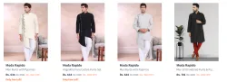 Moda Rapido Mens Kurta Set at minimum 80% Discount