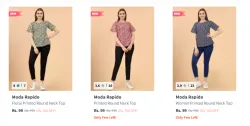 Moda Rapido Womens Printed Top Starting At ₹99