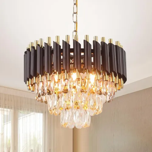 Image of Modern Crystal Chandeliers Chandelier Ceiling Light 