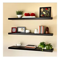 Modern Floating Wall Shelves Set of 3