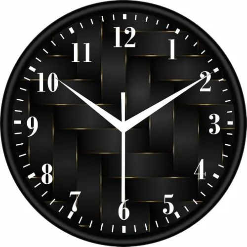 Image of Modern Wall Clock – Quartz Mechanism, Decorative Hanging Clock for Bedroom & Hall (Design 10inch)