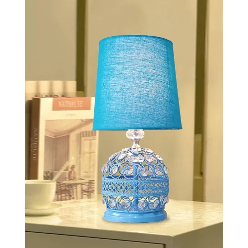 Image of Modern Small Crystal Table Lamp