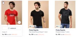 Modo Rapido Men Tshirt Starting @ ₹199