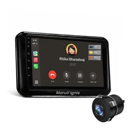 Image of Modorwy Maruti Ignis Original QLED 9” Zlink Car Android Stereo | OS 13 | 2GB+32GB | Display Support Car Play & Android A