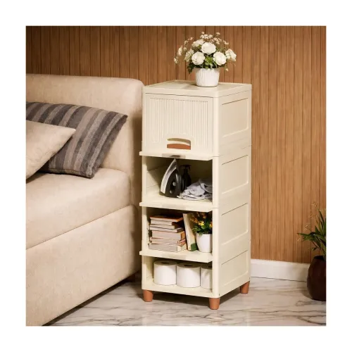Image of Modular Storage Organizer Stackable Wardrobe Cabinet for Clothes, Kitchen & Home