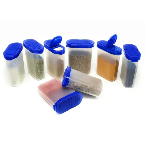 Image of Modular Wonder Spice Shaker and Sprinkler Set | Airtight | Stackable | Leakproof | BPA Free | Kitchen & Pantry Storage |