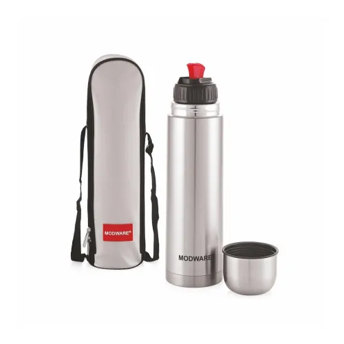 Image of MODWARE Bullet DLX Stainless Steel Double Walled Insulated Vaccum Flask Water Bottle, Rust & Leak Proof Thermos, BPA Fre
