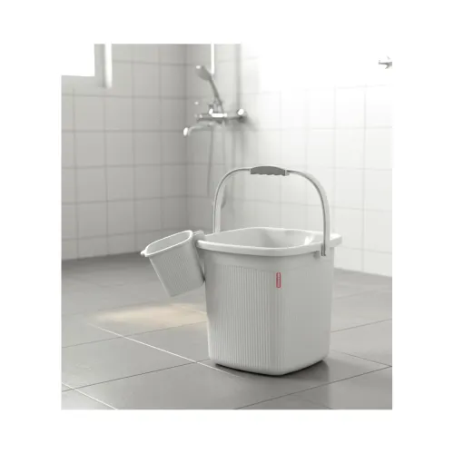 Image of Modware Square Ribbon Plastic Bucket Set