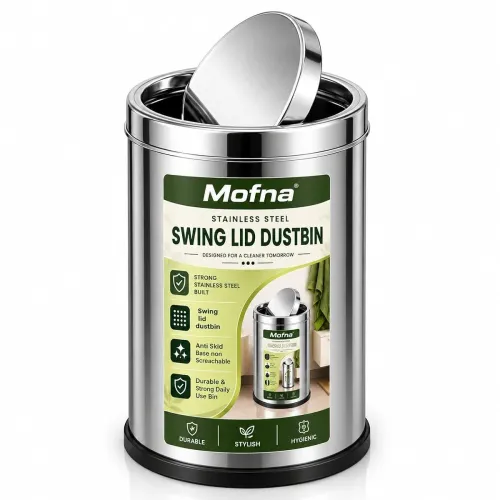 Image of mofna 30L Stainless Steel Dustbin