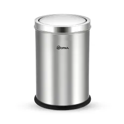 Mofna 40L Stainless Steel Swing Dustbin