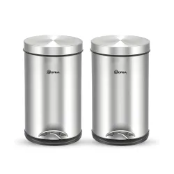 mofna Stainless Steel Pedal Dustbin