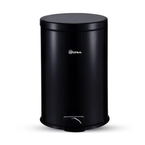 Image of mofna Stainless Steel Plain Dustbin with Pedal