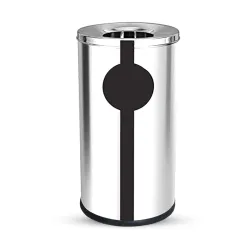 Mofna Stainless Steel Ash Can Dustbin 30L