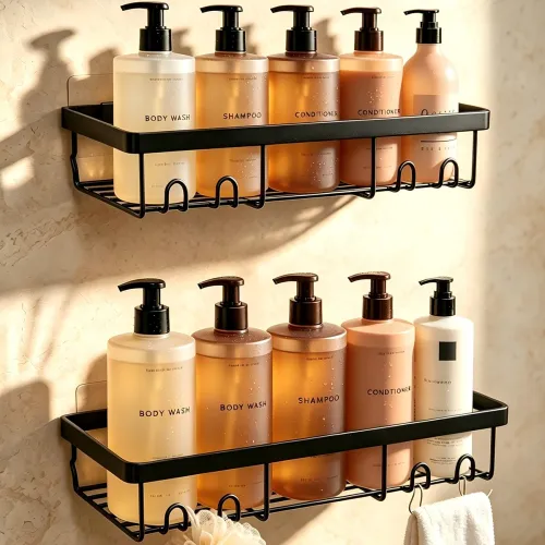 Image of Moforoco Bathroom Accessories with Hooks 