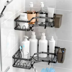 Moforoco Bathroom Corner Shelf Pack of 2