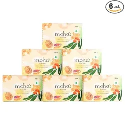 Moha Honey & Almond Scrub Soap (Pack of 6)