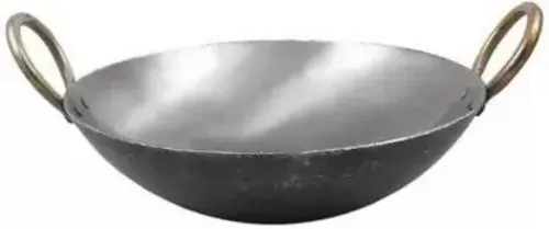 Image of Mohini Steels Pure Iron Kadhai 25cm, 2.5L