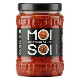 MOI SOI® Schezwan Sauce 575gms glass bottle