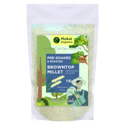 Mokal Organics Browntop Millet ( Pre-Soaked ) 1Kg