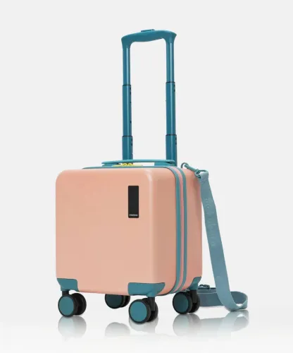 Image of Mokobara 38cm Small Cabin Suitcase (Pink Green)