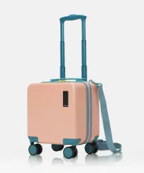 Mokobara 38cm Small Cabin Suitcase (Pink Green)