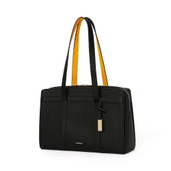 MOKOBARA The Celeste Tote Bag | Lightweight for Daily use and Work with Luggage Sleeve and 14" Laptop Compartment with Magnetic closure for Women