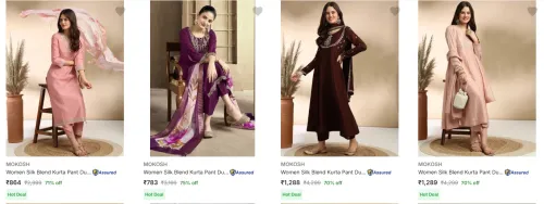 Image of Mokosh Women's Ethnic Sets at minimum 70% Discount