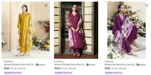 Image of Mokosh Women's Ethnic Sets upto 85% Discount
