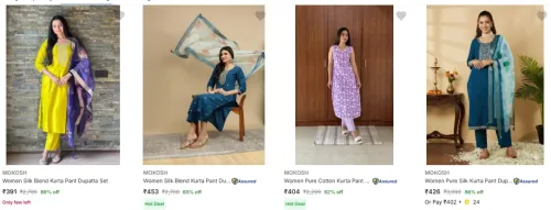 Image of Mokosh Women's Ethnic Set upto 86% discount 