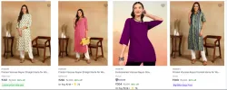 mokshi Womens Kurtas at up to 90% Discount